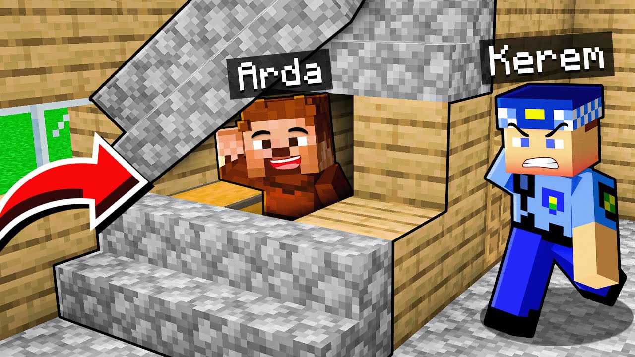 ARDA'NIN GİZLİ EVİ! 😱 - Minecraft