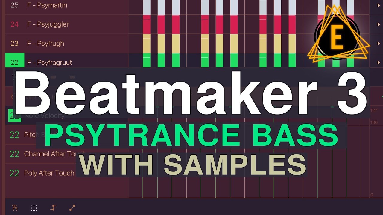 Beatmaker 3 - Psytrance Bass with samples