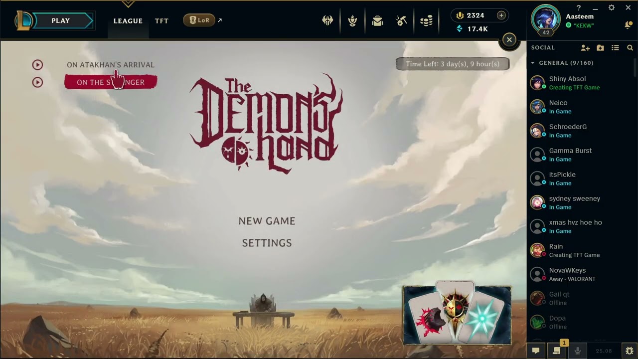 Demon's Hand Challenges weitermachen 👹 !discord !chatlesen !mitspielen !commands [25.04.2025]