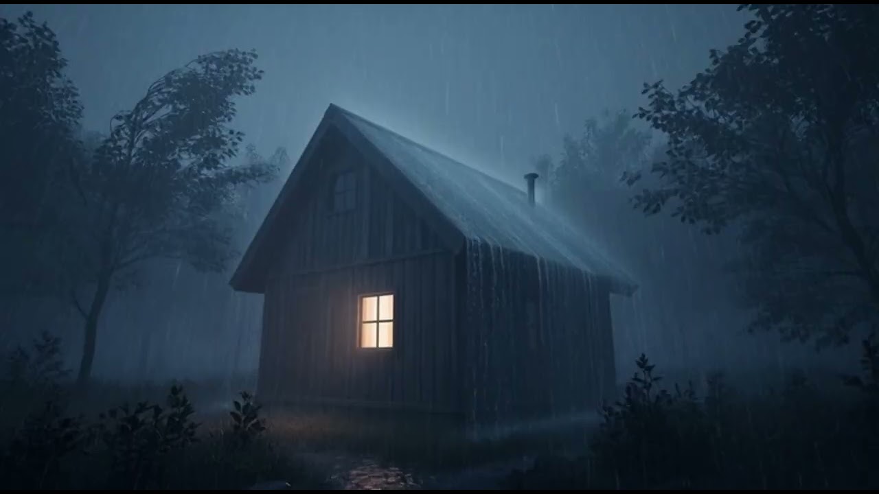 Continuous Rain Sounds for Sleeping – Peaceful Nature White Noise