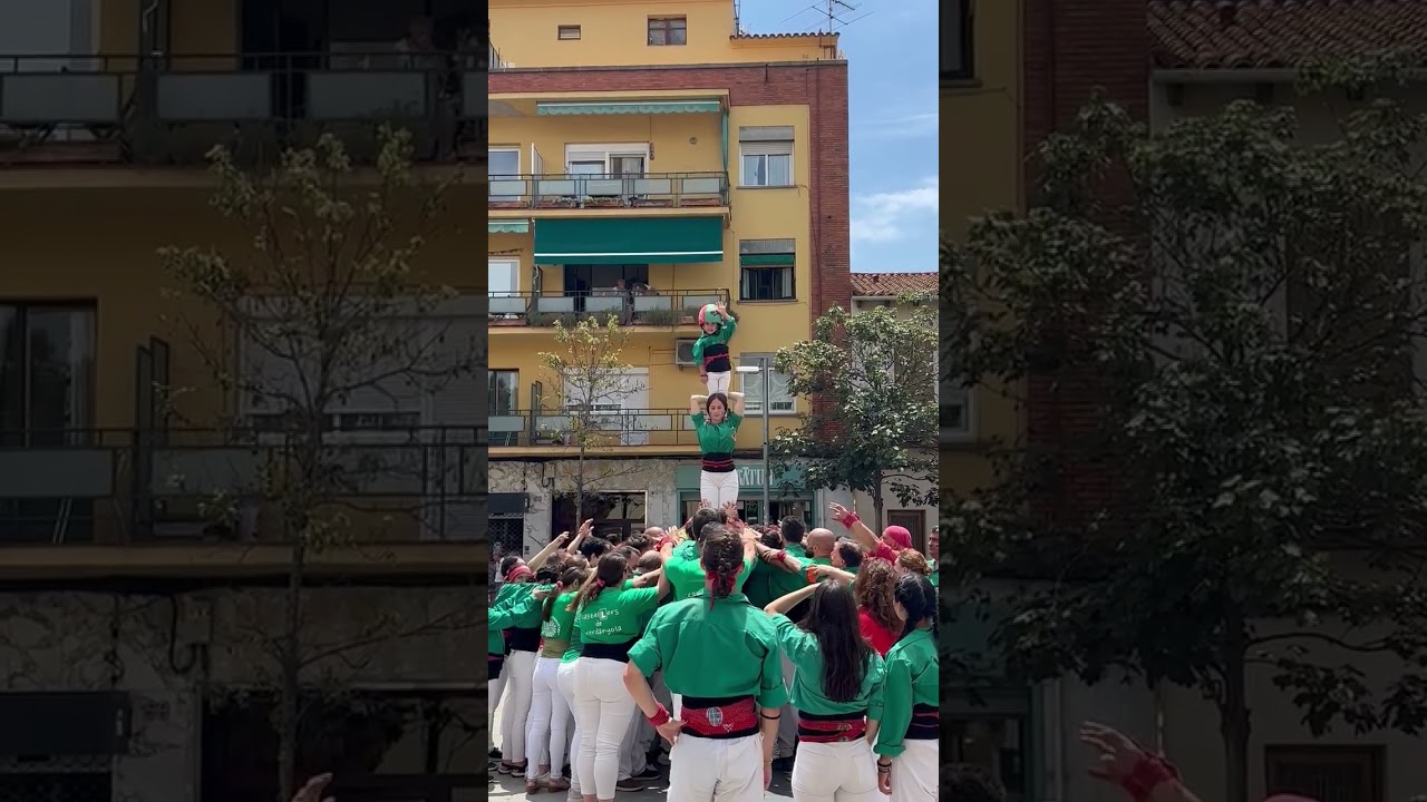 Pilar de 4 per sota || Castellers de Cerdanyola || Diada d'Històrics 30/06/2024