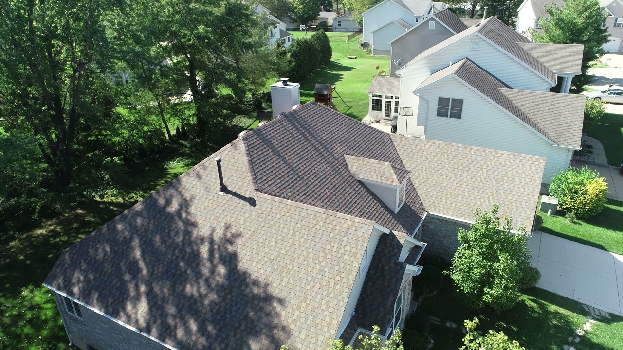 GAF Timberline HDZ Golden Harvest Roof