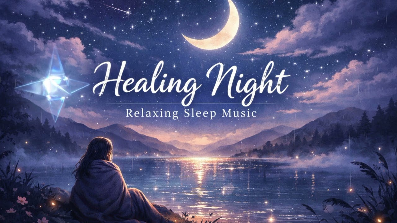Listening alone at midnight to relax my mind and forget the stress. 🌙🎶