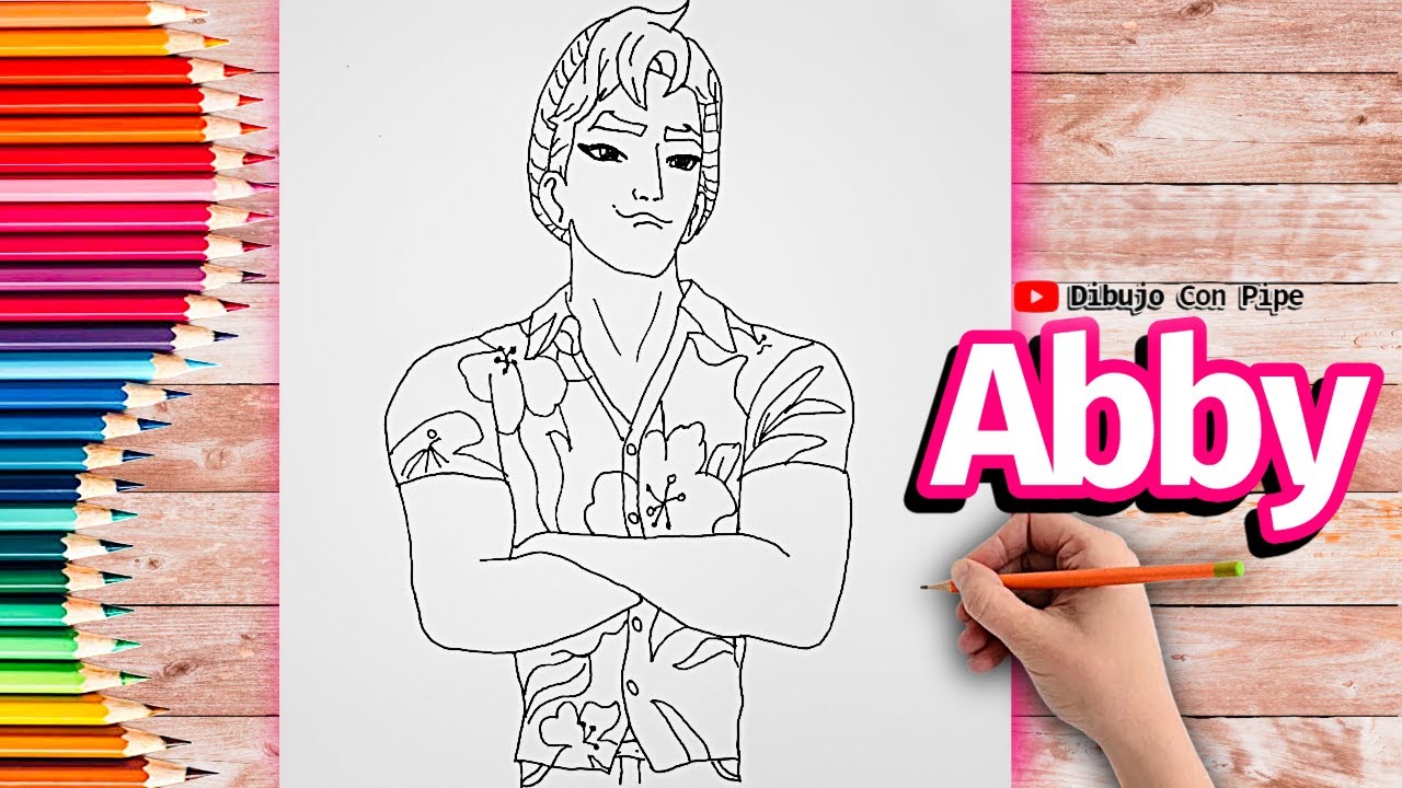 Dibuja a ABBY 💖 Las Guerreras K-pop 🎤 Tutorial Fácil Paso a Paso para Niños