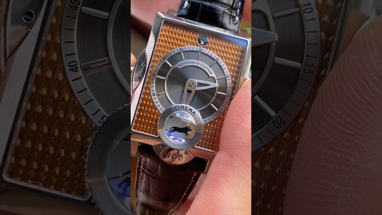 A CINEMA on YOUR wrist: Konstantin Chaykin, true #hautehorlogerie