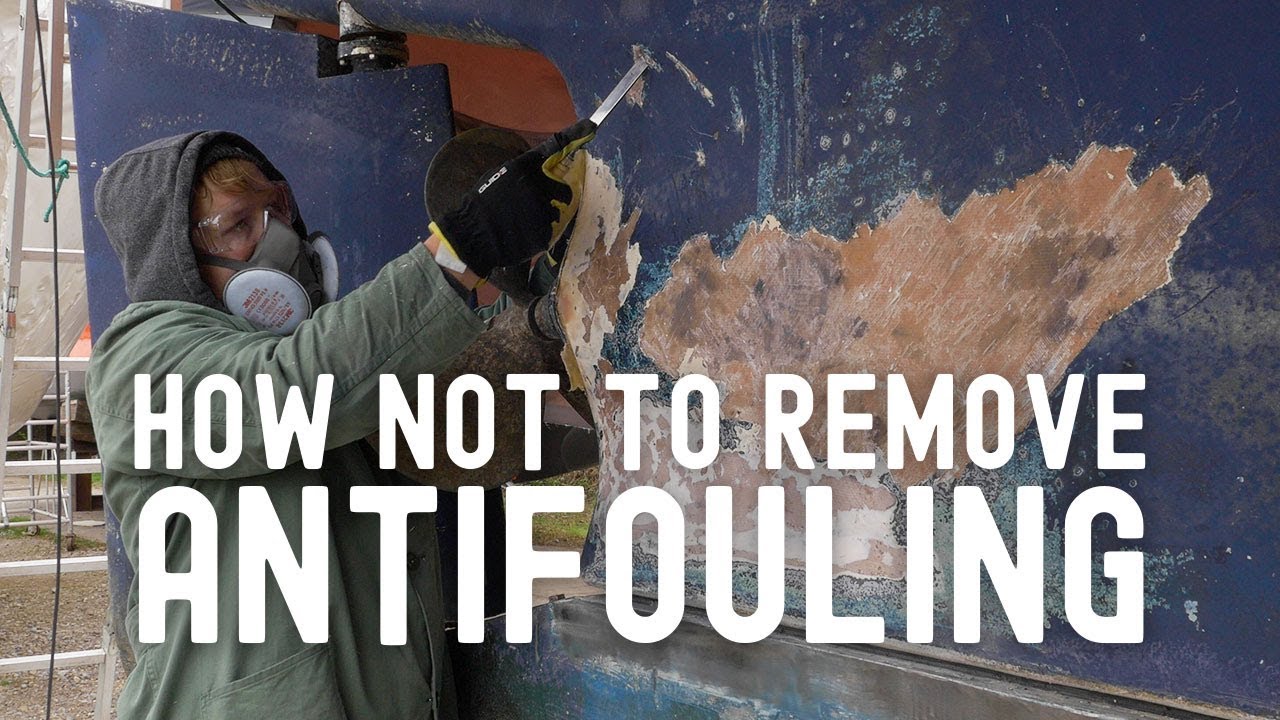 How NOT to Remove Antifouling - Sailing Mahalo Episode 4