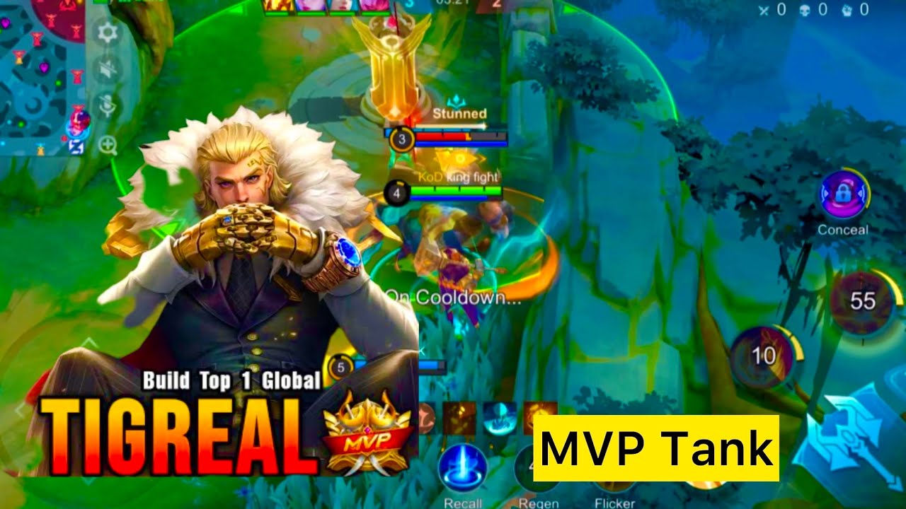 Tigreal Gameplay The best tank MVP .MLBB