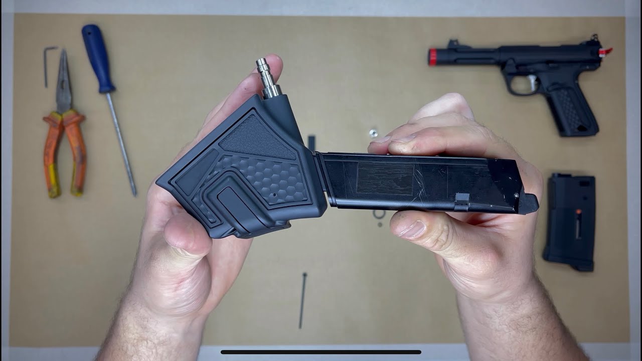 Montagem Adaptador HPA Cosmic Glock/AAP-01/Hi-Capa