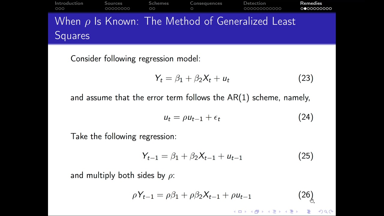 9.7. Autocorrelation: Remedies