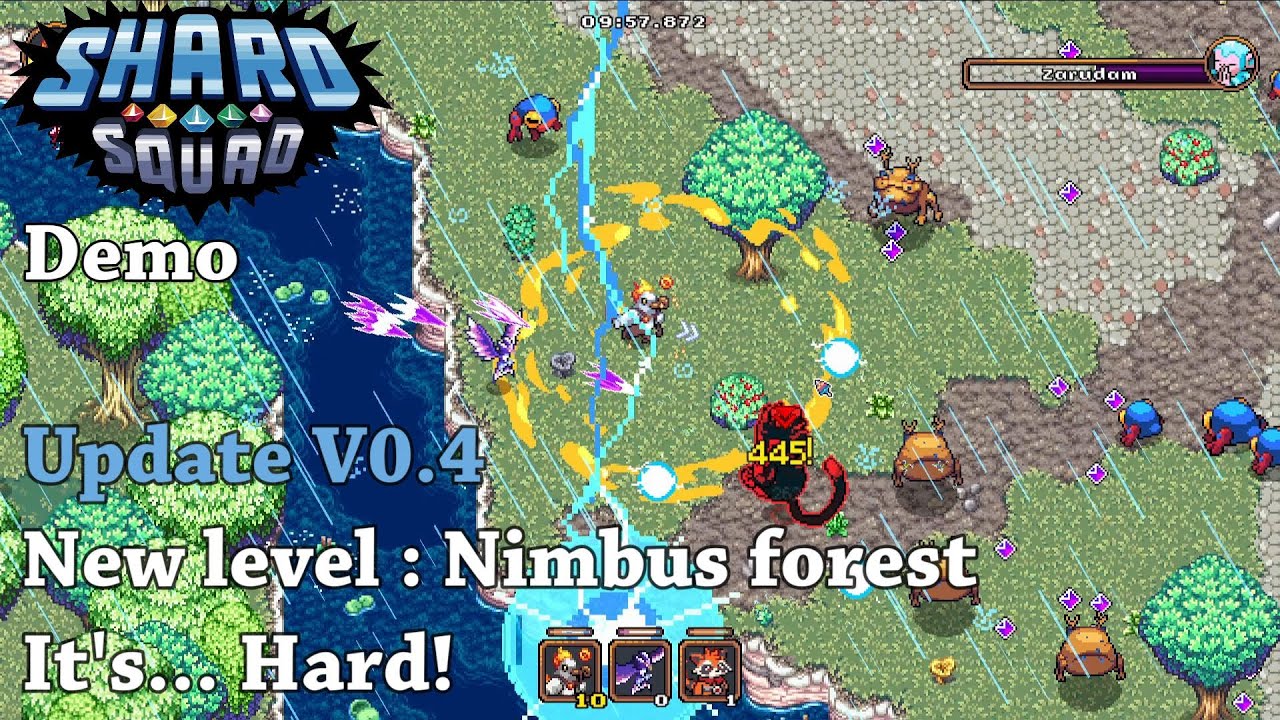 Update V0.4 New Level : Nimbus forest It's... Hard! - Let's Try Shard Squad [Demo]
