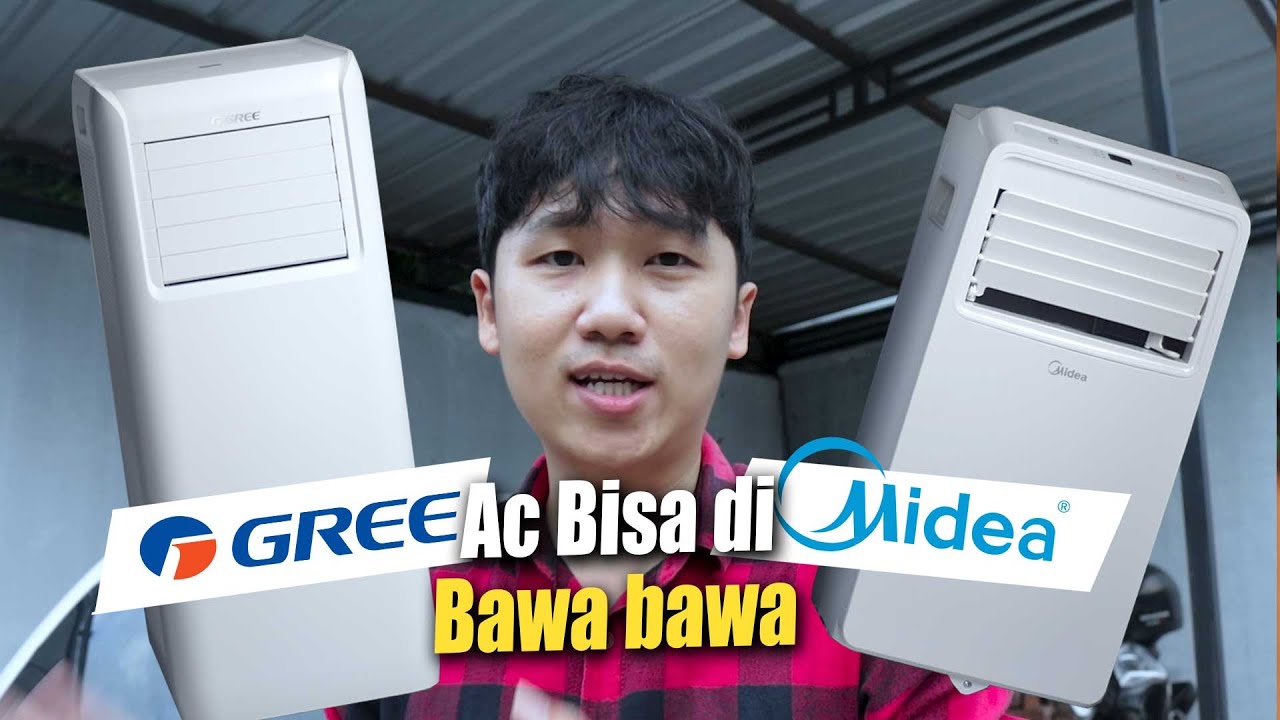 Bisa pindah kamar lho !! Ac Portable Gree atau Midea Bagusnya