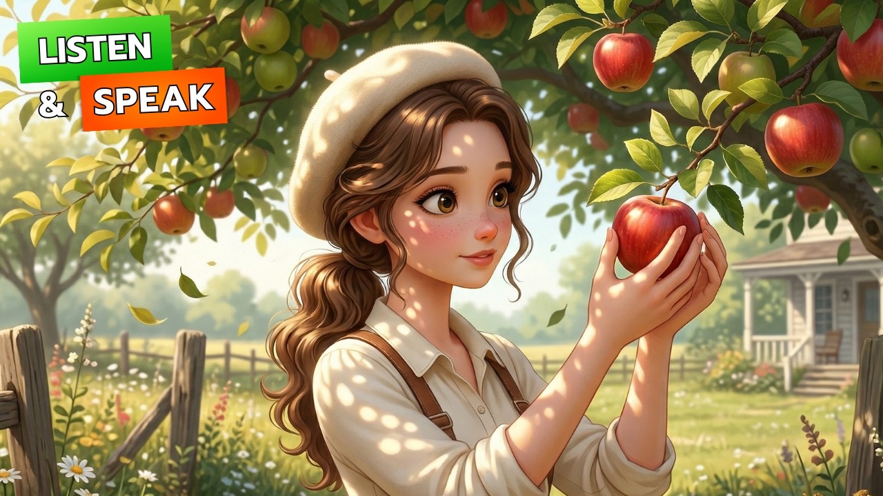 Apple Picking Day | English Story | A2