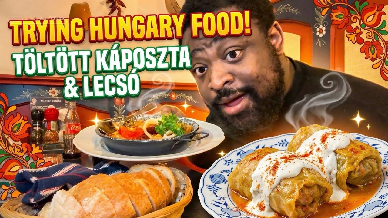 Эта венгерская еда меня шокировала! 😲 Фаршированная капуста с лечо #венгрия #мадьяр