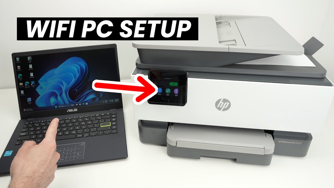 HP OfficeJet Pro 9125e : Windows PC Wifi Setup