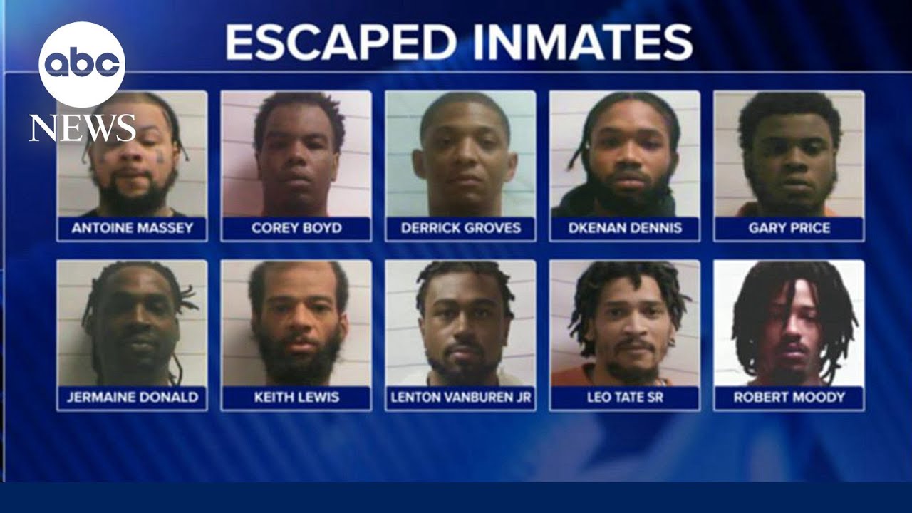 9 men at large after escape from New Orleans jail, possibly had inside help