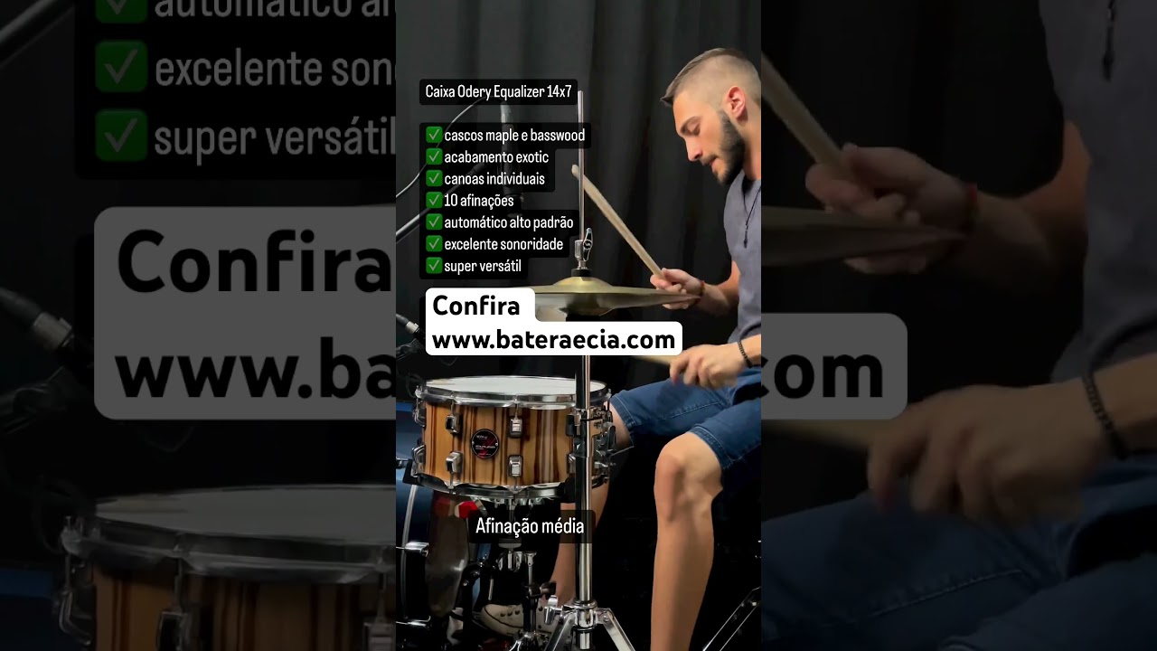 Caixa Odery Equalizer 14x7 Mais detalhes e valores pelo site bateraecia.com