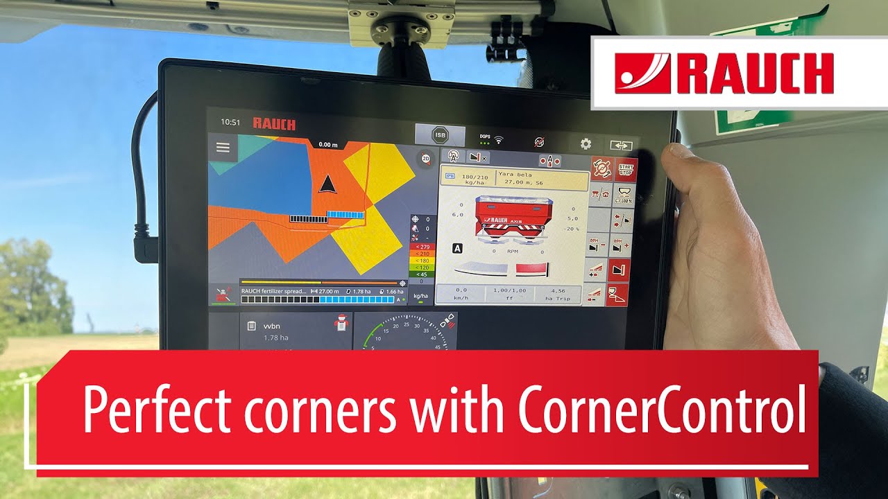 Perfect corners with CornerControl  |  Rauch Landmaschinenfabrik