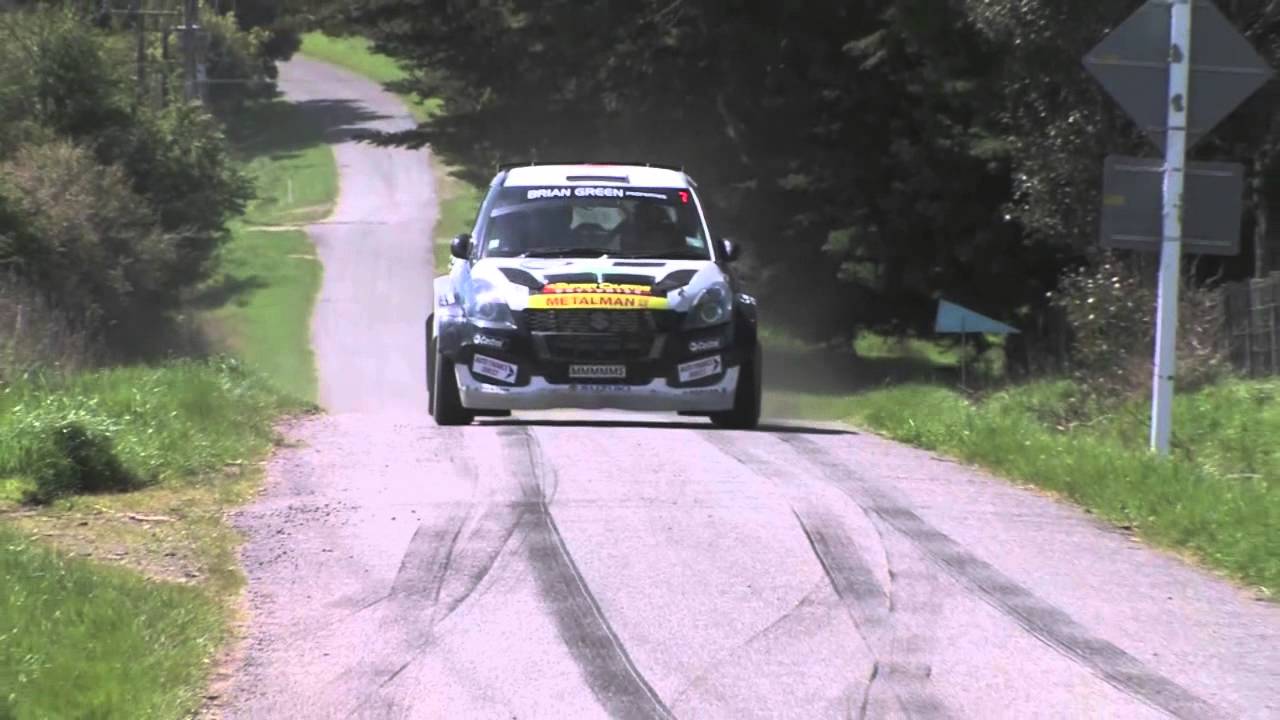 Emma Gilmour Glenn Macneall Suzuki Swift Rally Wairarapa 2013