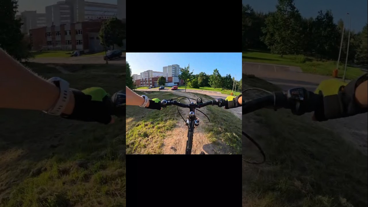 Riding in #skillspark Vilnius, Lithuania #mtb #mtblife #dirtjumps