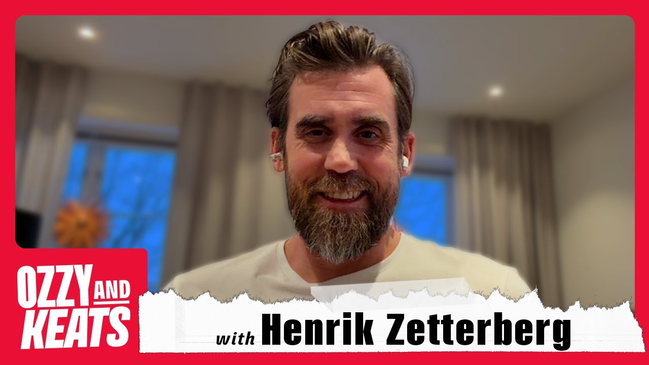 Ozzy and Keats - with Henrik Zetterberg