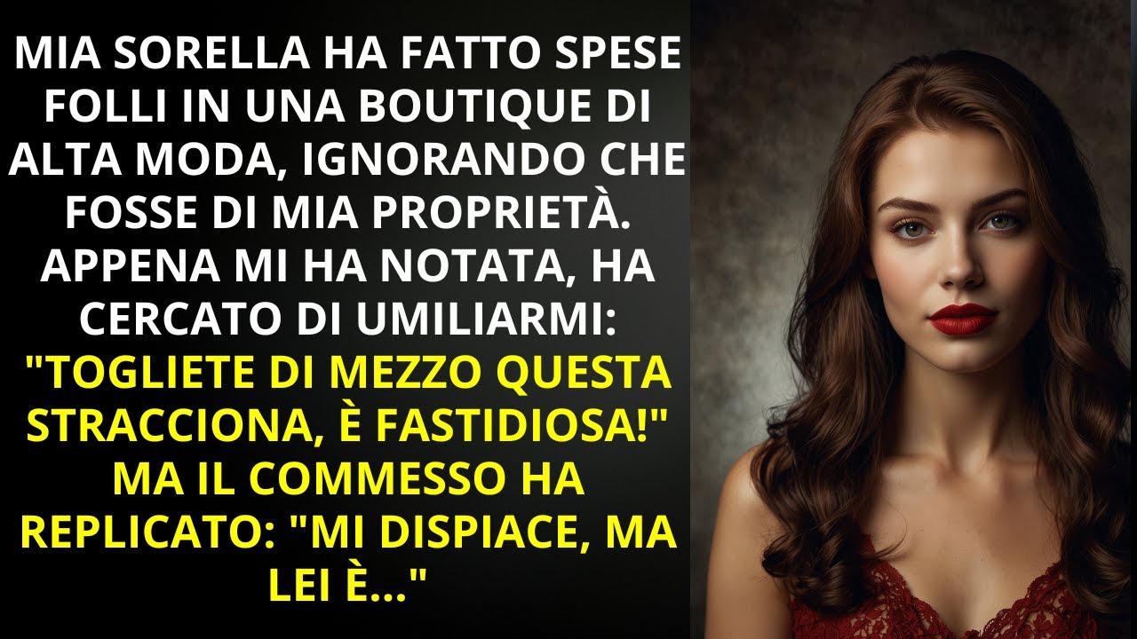 Mia Sorella Mi Ha Umiliata in un Negozio… Senza Sapere Che Ero Io la Proprietaria