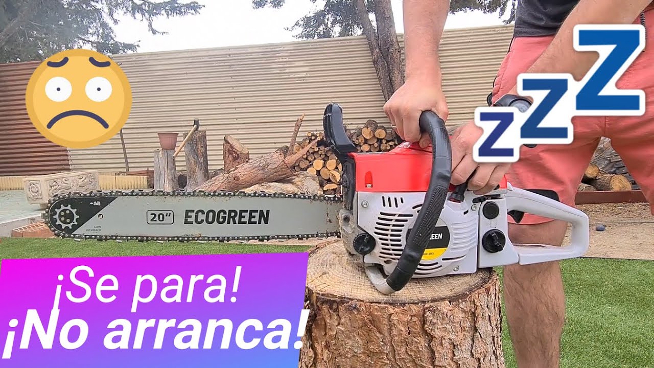 SOLUCI&Oacute;N Mi motosierra no arranca -C&oacute;mo Arrancar Motosierra ahogada gratis
