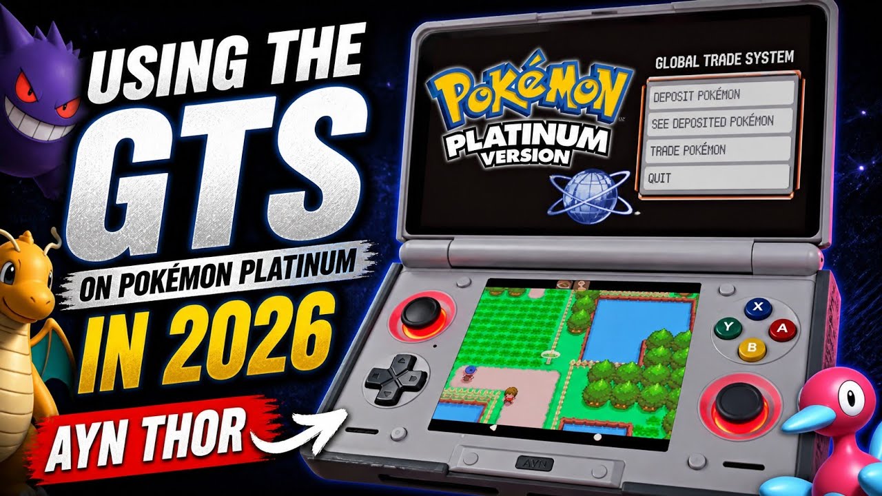 Pokèmon Platinum Working Mystery Gift & GTS 2026 [AYN THOR]
