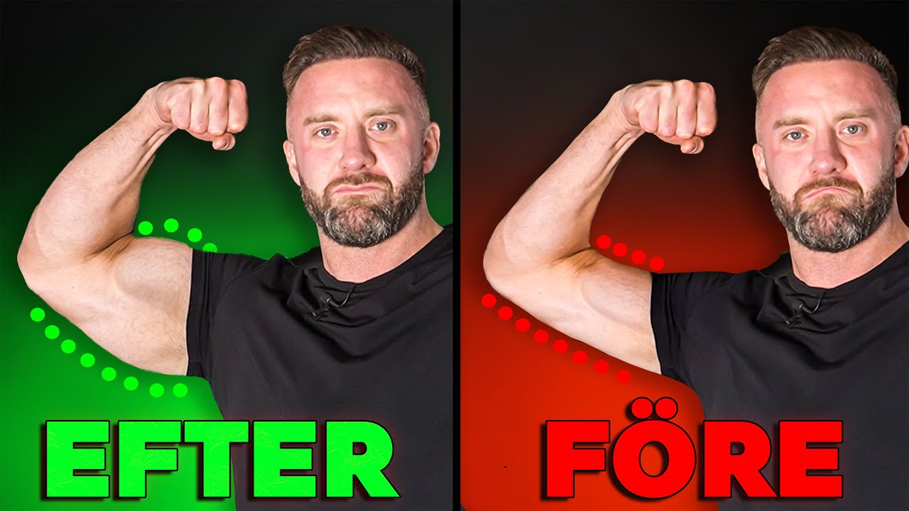 HUR DU BYGGER STORA BICEPS – Bästa Övningarna för Snabb Muskelökning!
