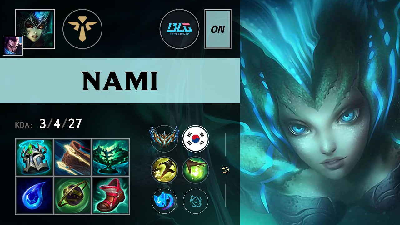 (BLG ON) Nami Support vs Shen - KR Challenger Patch 26.14
