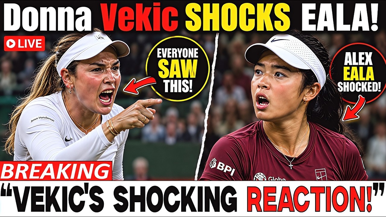 SHOCKING! Donna Vekić&rsquo;s Unexpected Reaction to Alex Eala Goes Viral &mdash; Fans Are Stunned!