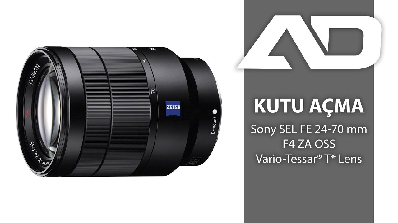 Sony SEL FE 24-70 mm F4 ZA OSS Vario-Tessar® T* Lens Kutu Açma #reklam