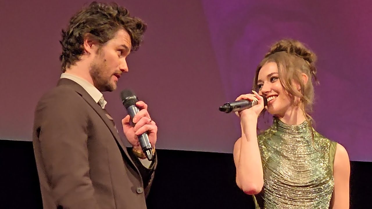 Chase Stokes & Sydney Taylor @ Tuschinski Amsterdam première Marked Men: Rule + Shaw 4 februari 2025