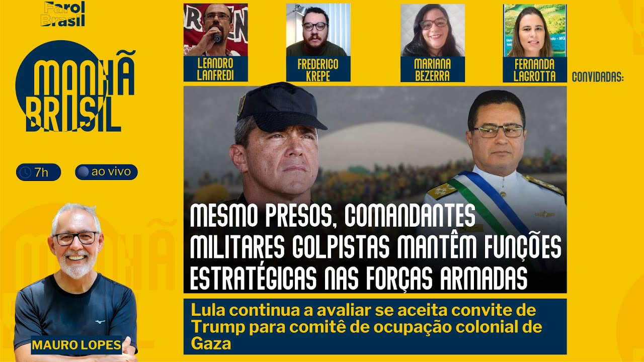 Mesmo presos, comandantes militares golpistas mantêm funções estratégicas nas Forças Armadas  |20.1