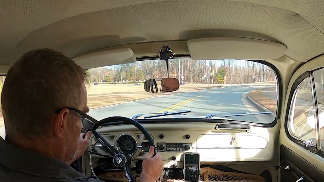 1961 VW Beetle - First Test Drive - Supercharger!