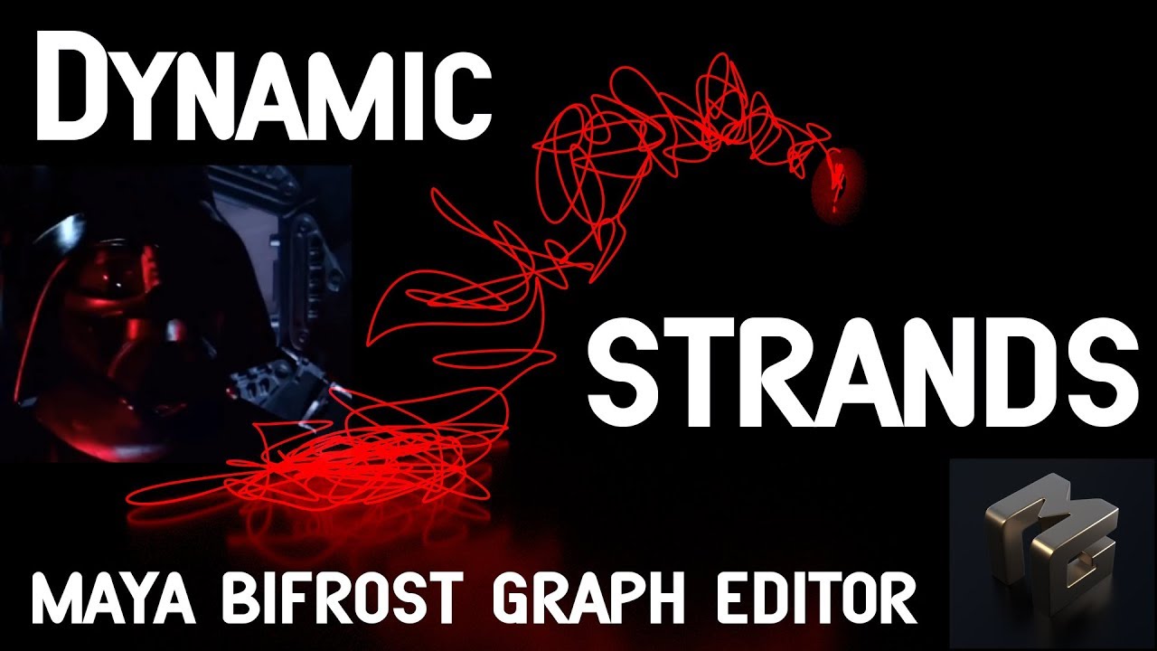 Maya Bifrost Graph Editor: Dynamic Strands tutorial