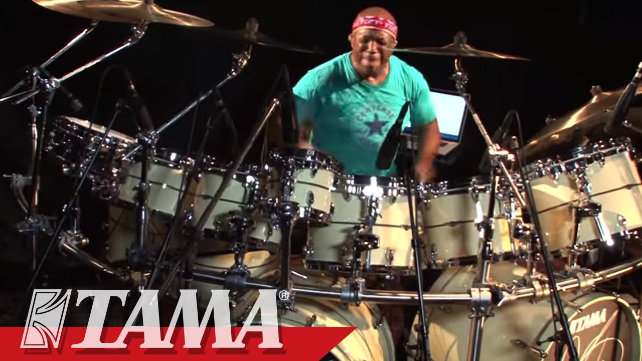 Billy Cobham on his return to TAMA and STAR drums.