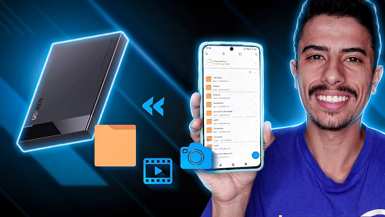 Como CONECTAR UM HD EXTERNO no CELULAR!