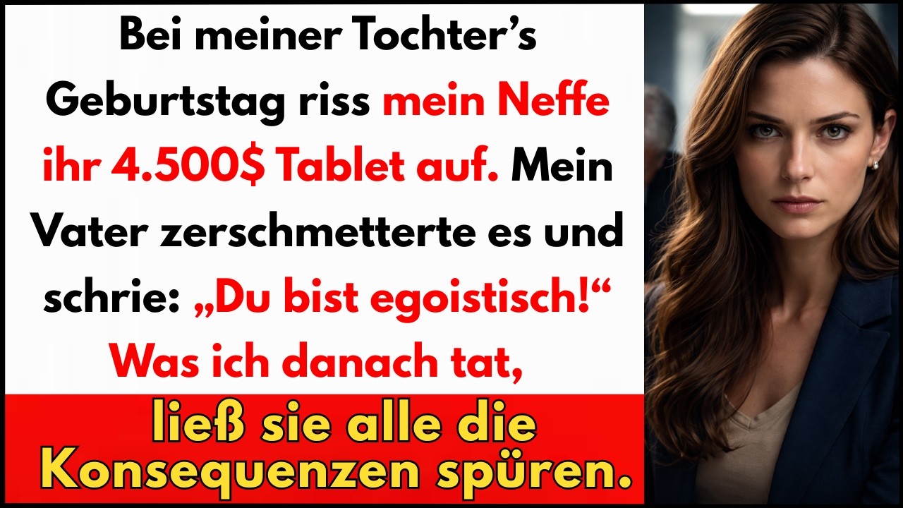 „Er zerstörte ihr Geschenk – ich ließ ihn dafür öffentlich bezahlen!“