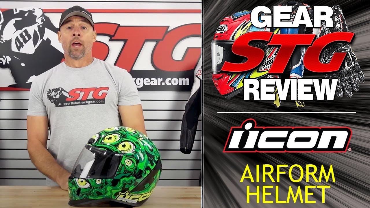 Icon Airform Helmet Review | Sportbike Track Gear