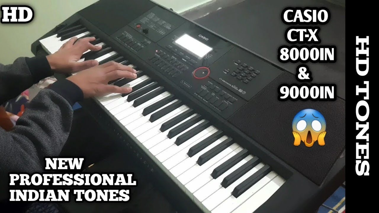 CASIO CT-X 9000IN & 8000IN | NEW PROFESSIONAL INDIAN TONES | 7807860193
