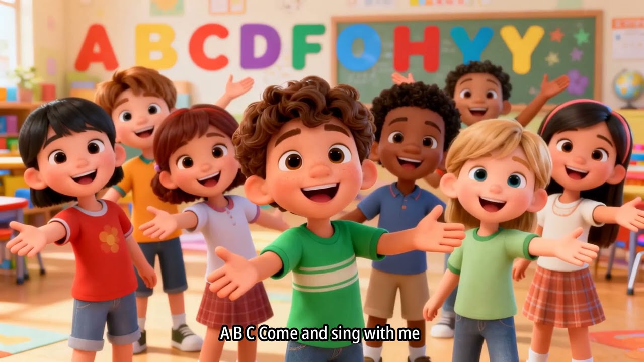 ABC Come and Sing With Me #kidslearning, #kidssongs, #kidsalphabet, #toddlersongs 