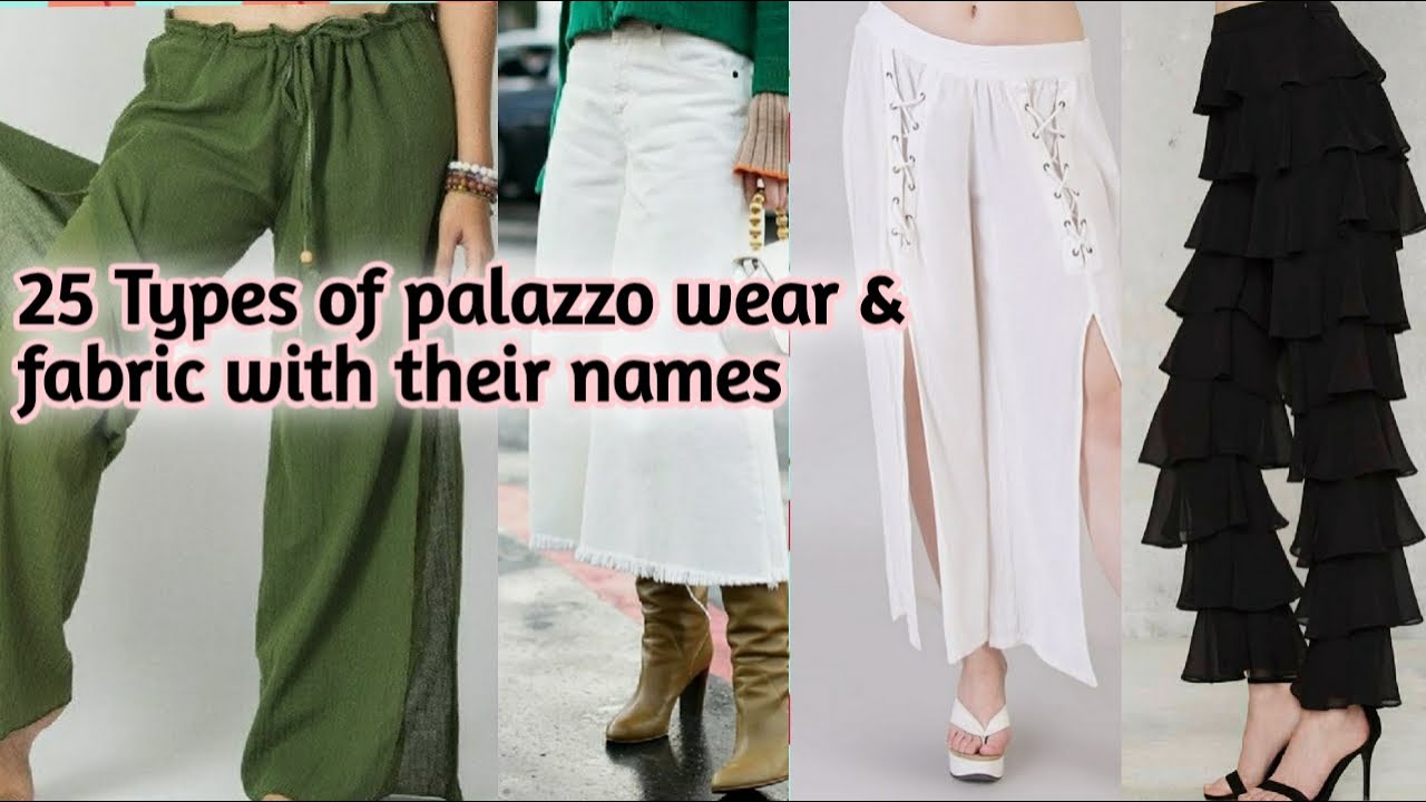 New 25 Different Types Of Palazzo With Name 2021#guide #differenttypesofplazo #typesofplazowithname