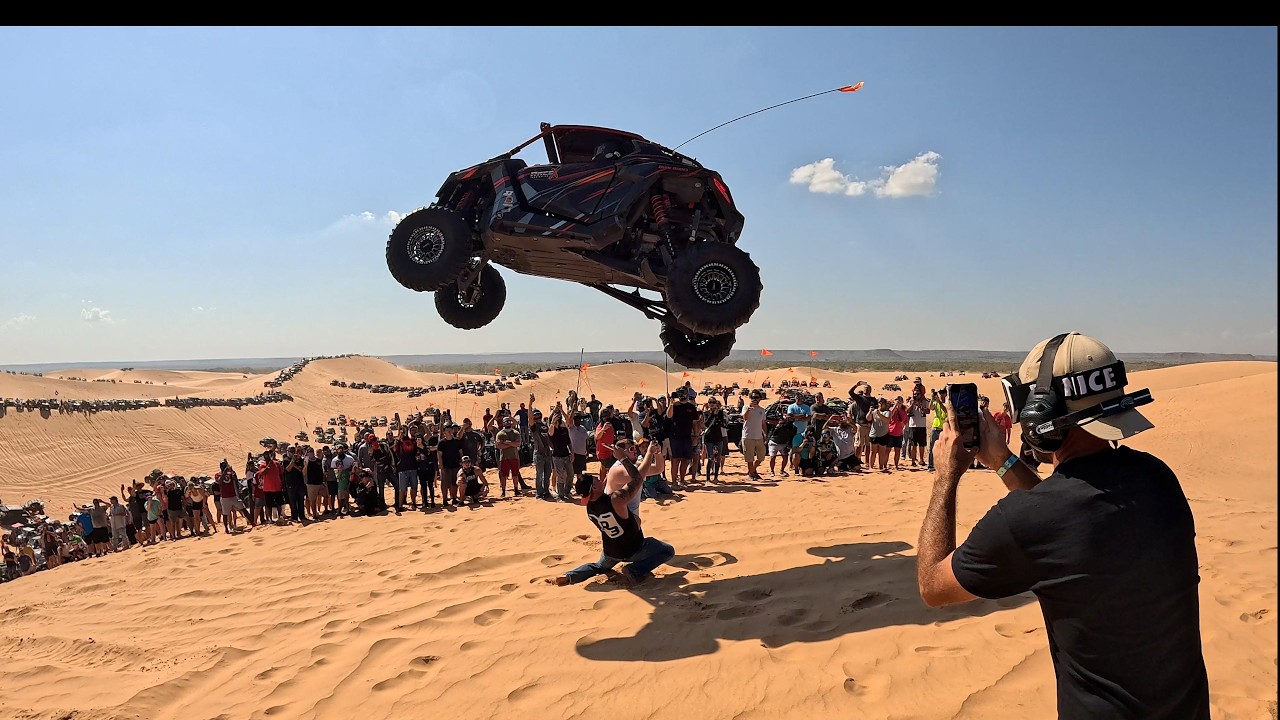 RZR performs death defying jumps over crowd!