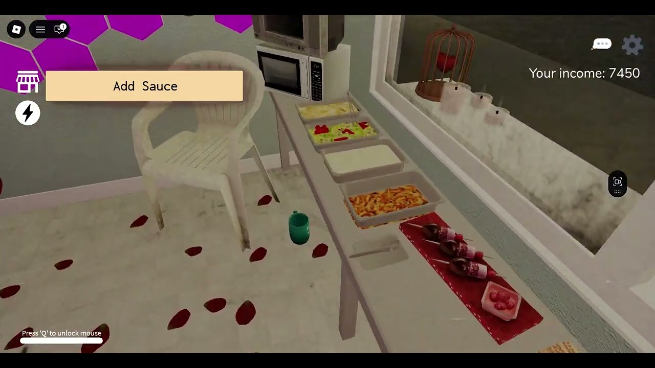 playing SHARAMA KIOSK horror game