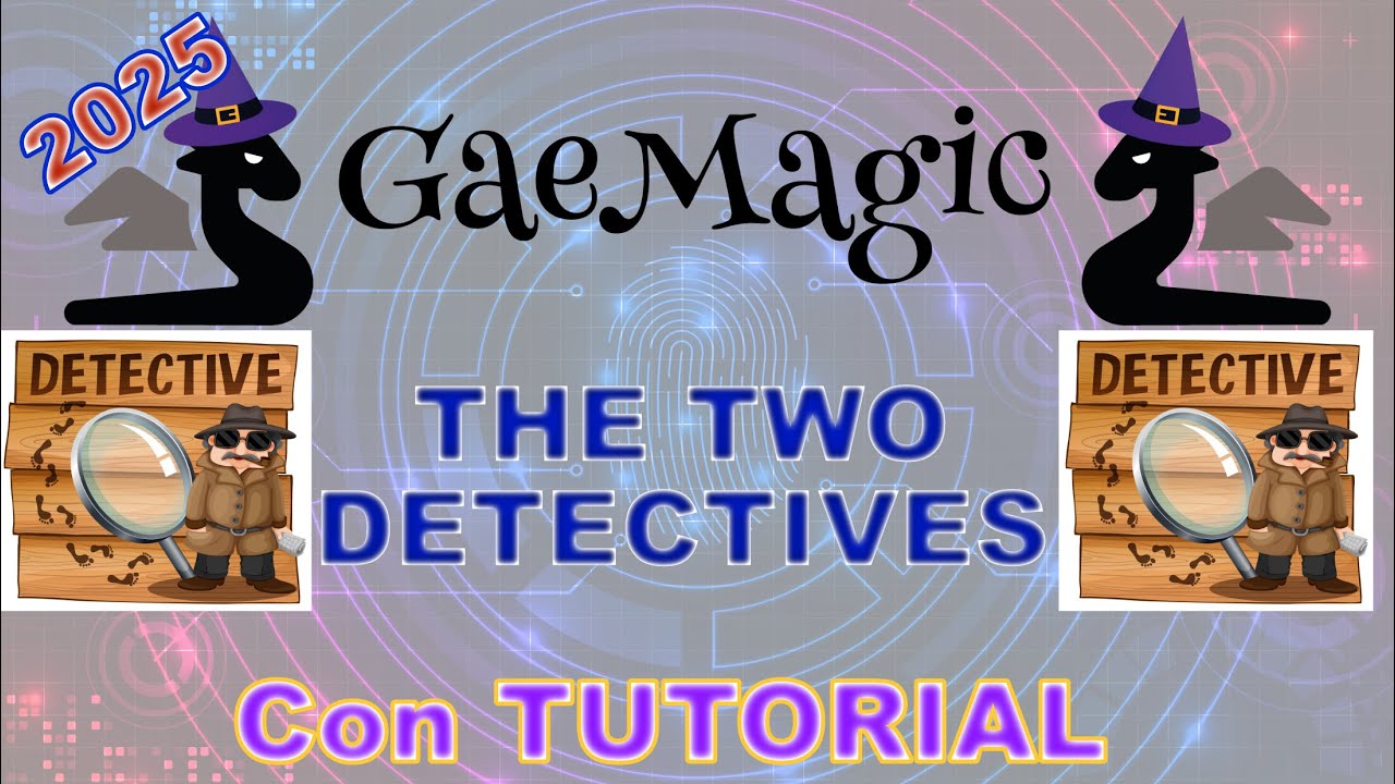 The two detective con #tutorial 