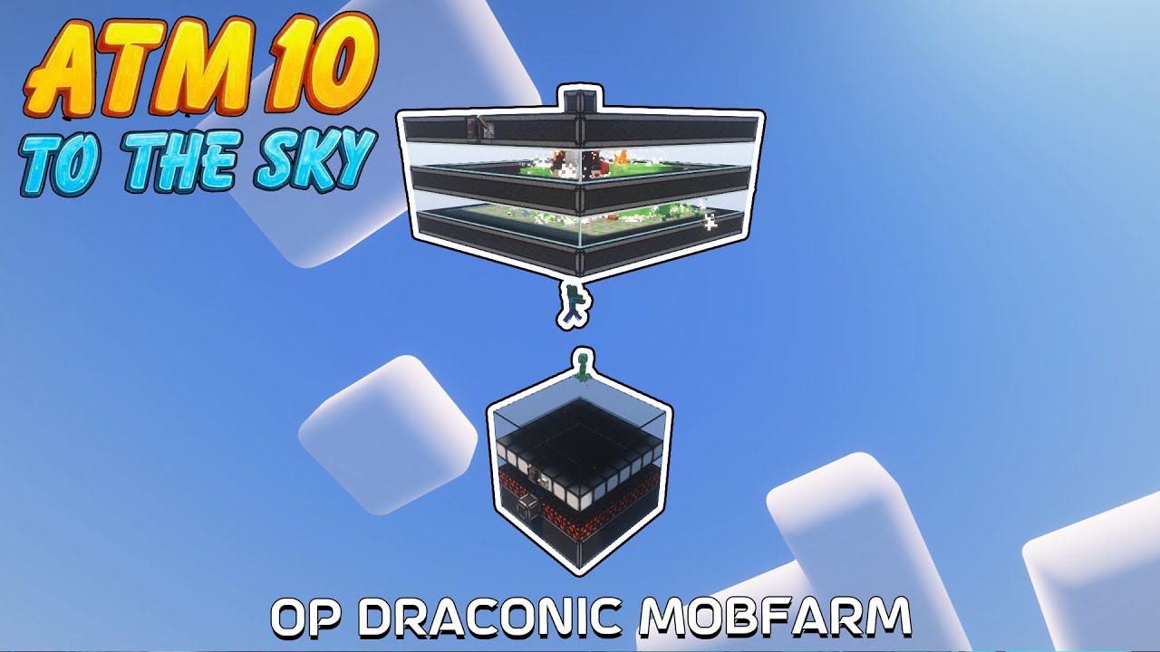 ATM 10 To the Sky - Insane Draconic Portal Mob Farm - EP03