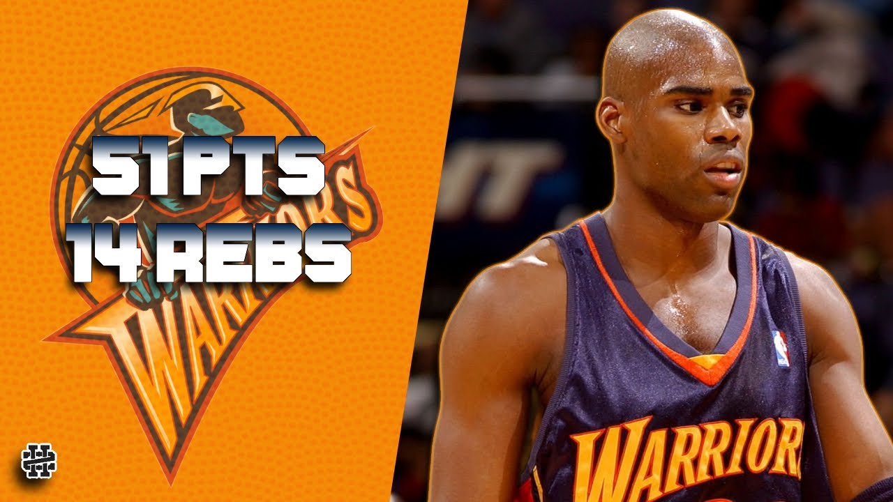 Antawn Jamison 51 pts 14 rebs vs Sonics 00/01 season
