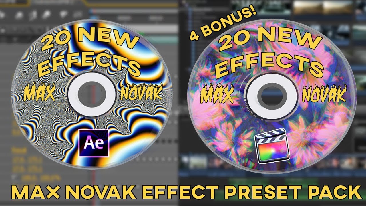 [Ae + FCPX] 20 NEW EFFECTS!! - PRESET PACK (MY BEST PLUGINS) | Max Novak