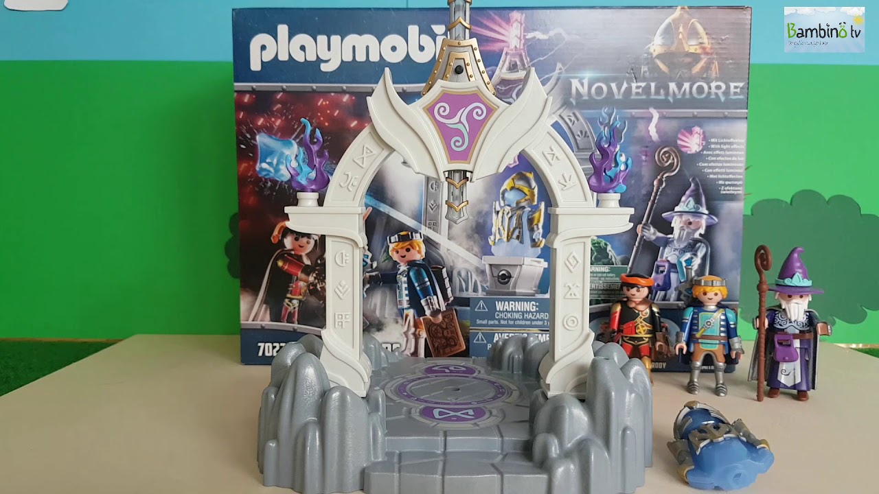 Playmobil Novelmore Tempel der Zeit unboxing auspacken aufbauen spielen