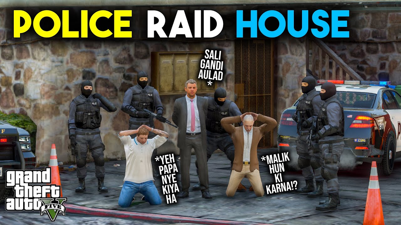 POLICE RAID ON DADA ABU'S HOUSE | RICH LIFE SERIES EP#11 | GTA 5 PAKISTAN